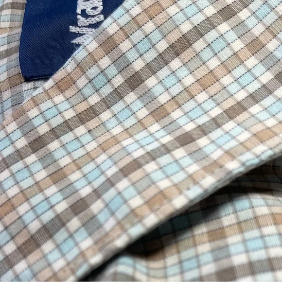 VTG 90s Wrangler Brushpopper Check Pearl Snap Western Shirt - Picture 2 of 9